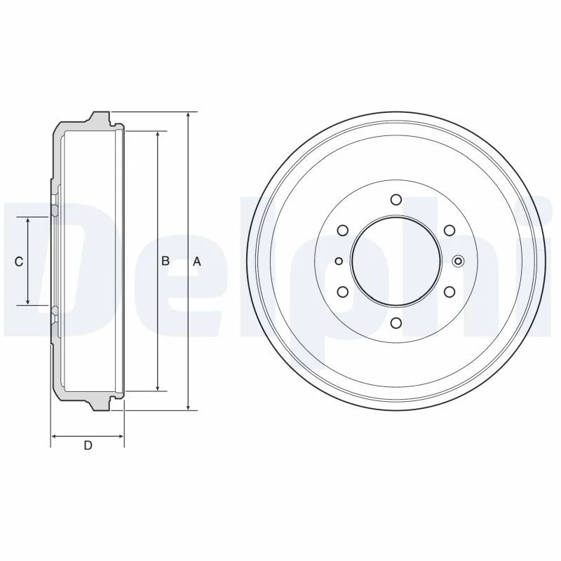 Zavorni boben DELPHI BF573