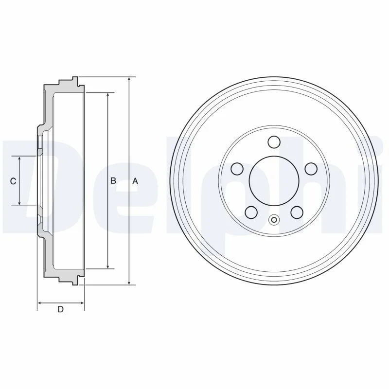 Zavorni boben DELPHI BF575