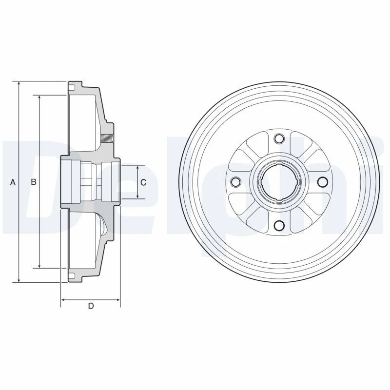Zavorni boben DELPHI BF577