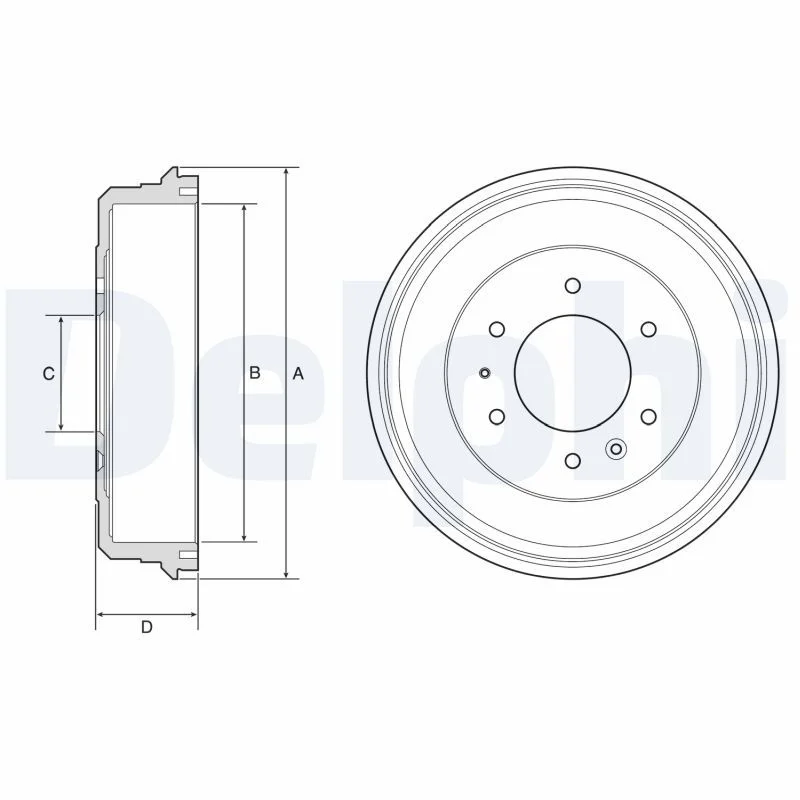 Zavorni boben DELPHI BF581