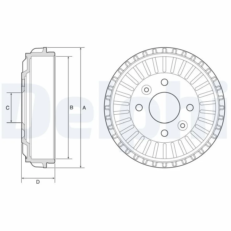 Zavorni boben DELPHI BF594