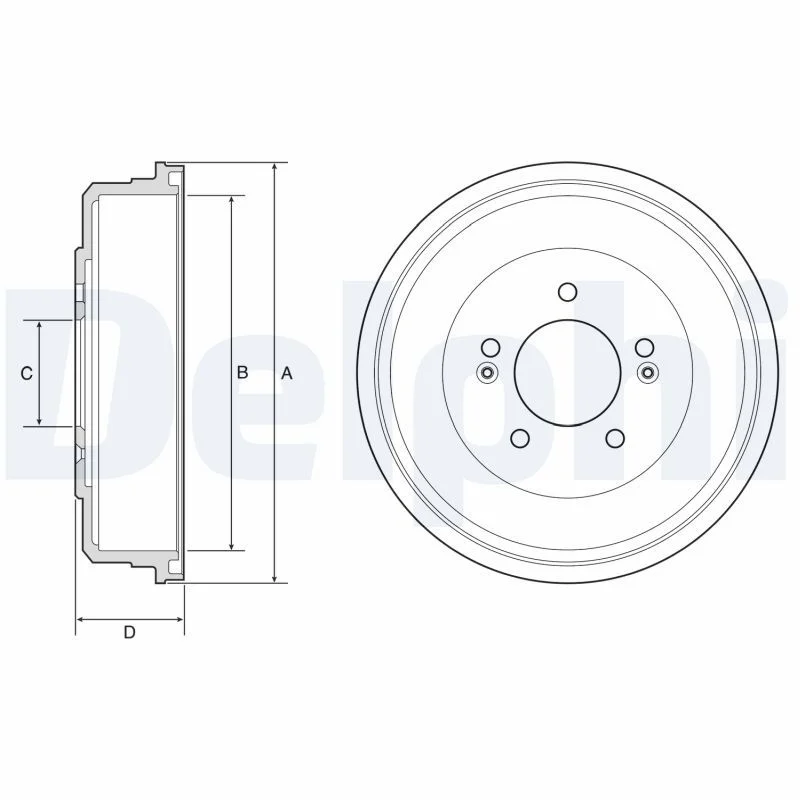 Zavorni boben DELPHI BF599