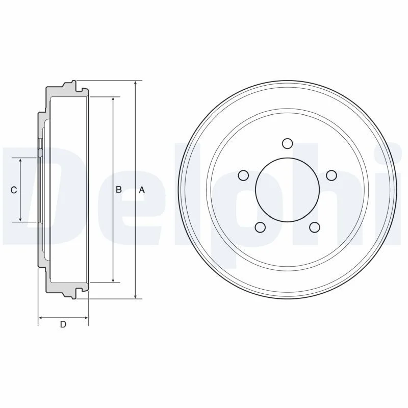 Zavorni boben DELPHI BF600