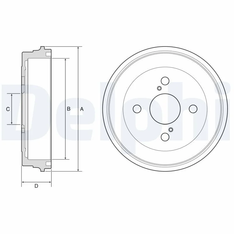 Zavorni boben DELPHI BF605