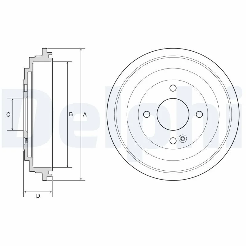 Zavorni boben DELPHI BF618