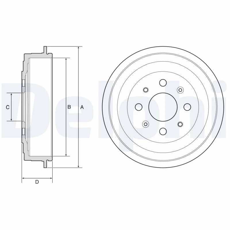 Zavorni boben DELPHI BF619