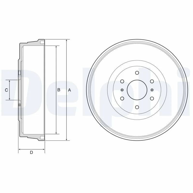 Zavorni boben DELPHI BF623
