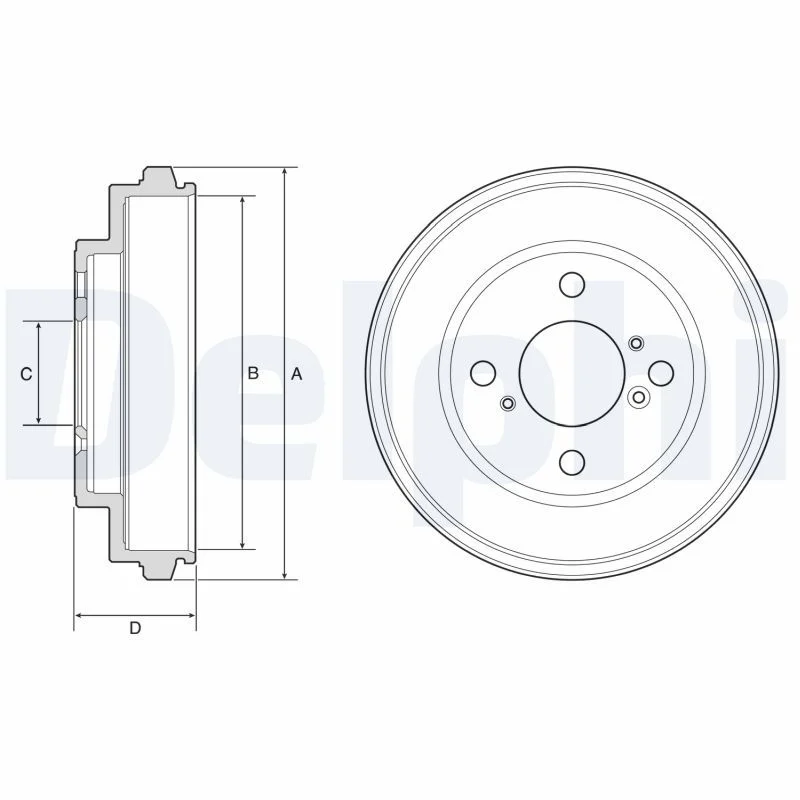 Zavorni boben DELPHI BF625