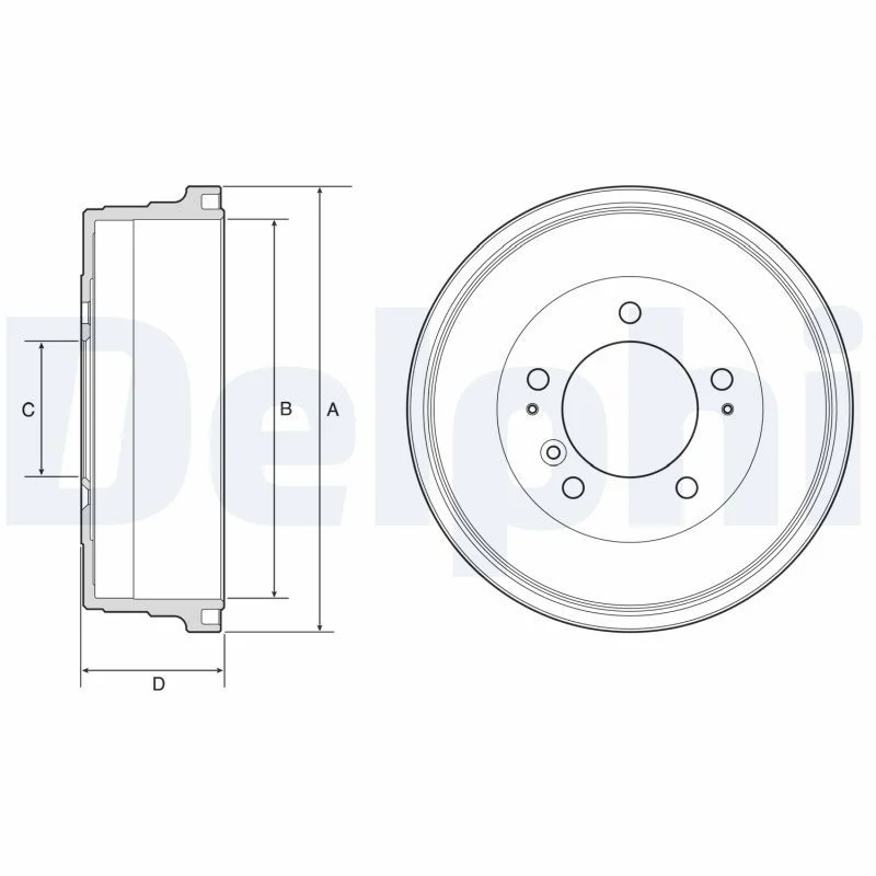 Zavorni boben DELPHI BF628