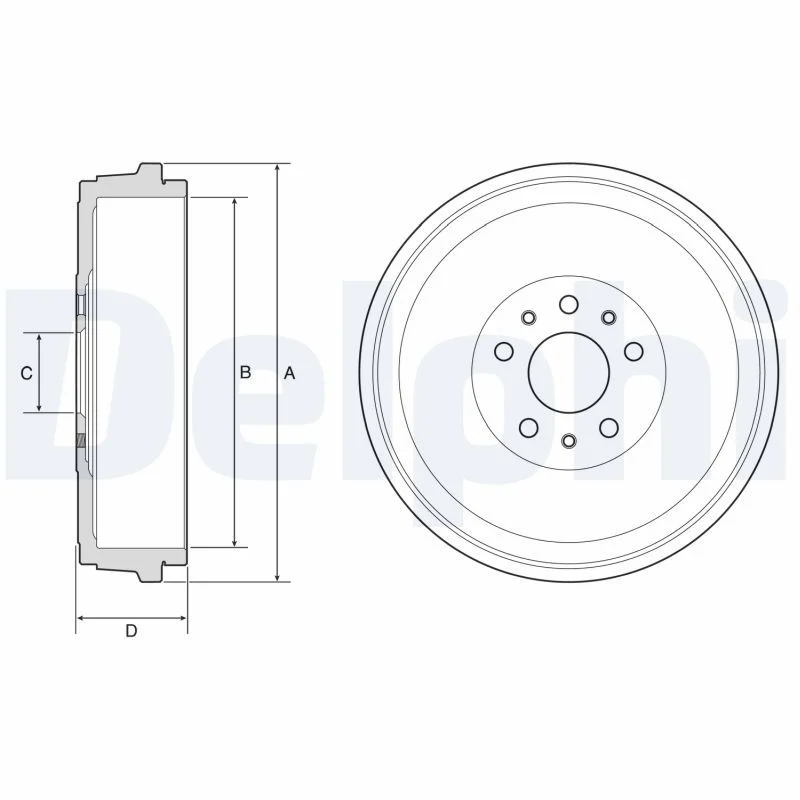 Zavorni boben DELPHI BF629