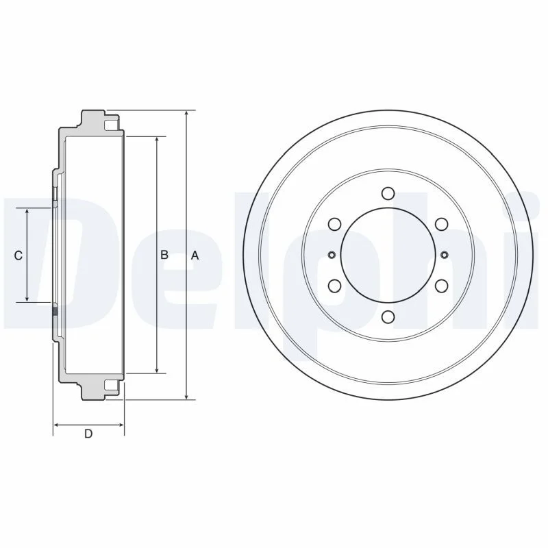 Zavorni boben DELPHI BF631