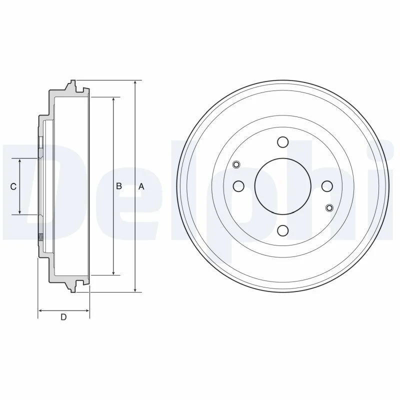 Zavorni boben DELPHI BF632