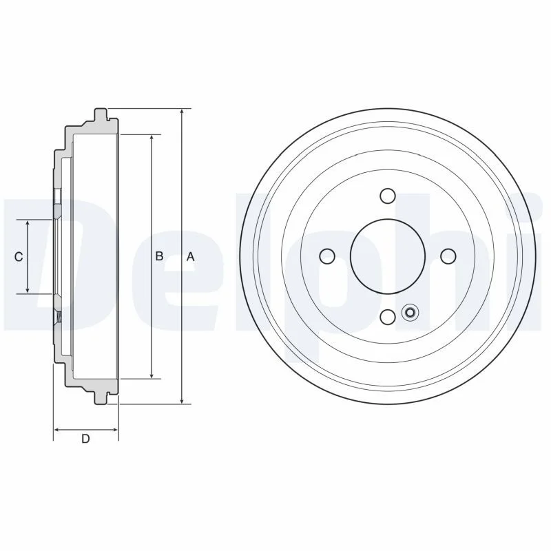 Zavorni boben DELPHI BF633
