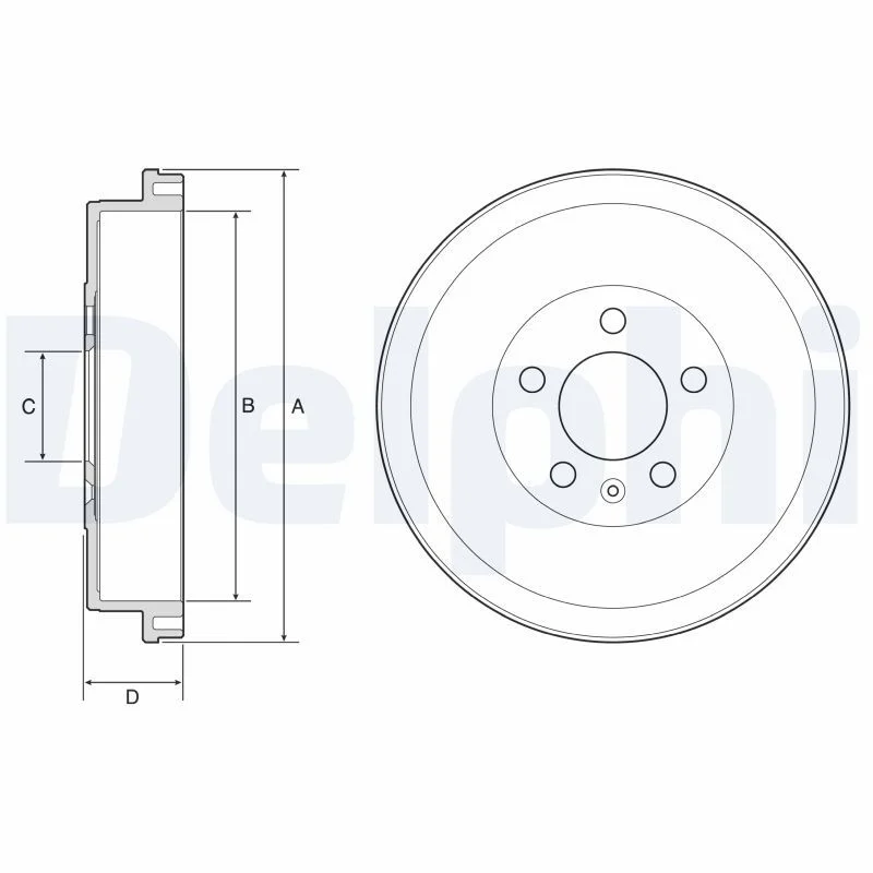 Zavorni boben DELPHI BF634