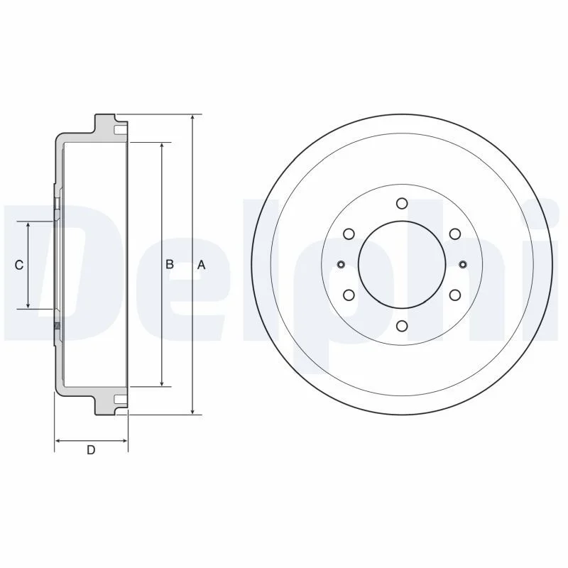 Zavorni boben DELPHI BF635