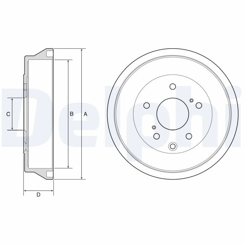 Zavorni boben DELPHI BF636