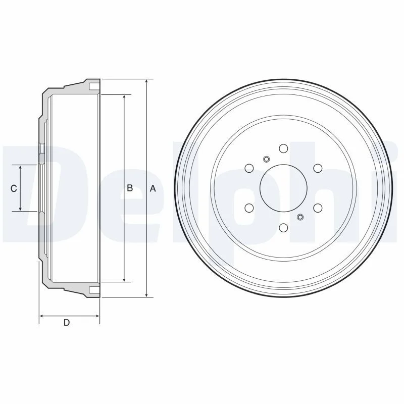 Zavorni boben DELPHI BF641