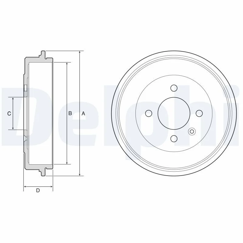Zavorni boben DELPHI BF642