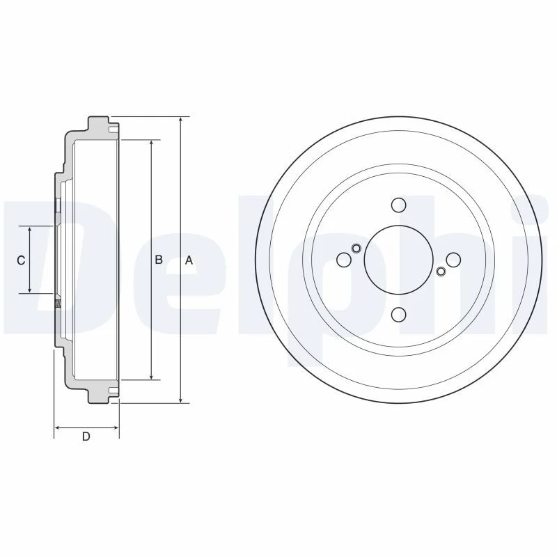 Zavorni boben DELPHI BF643