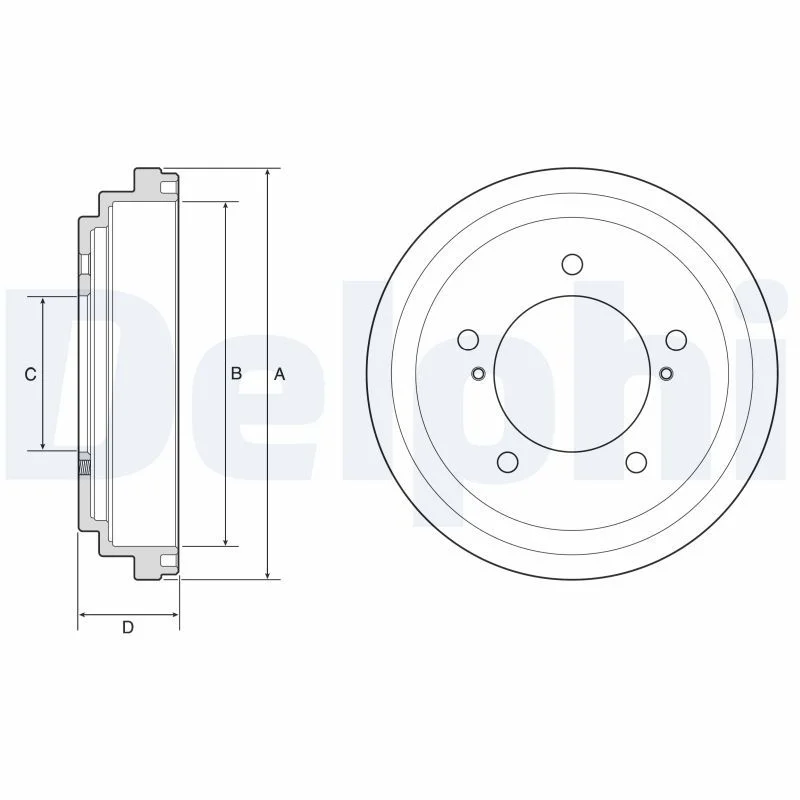 Zavorni boben DELPHI BF647