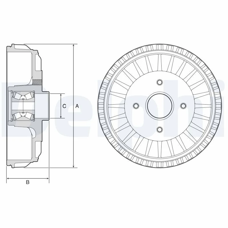 Zavorni boben DELPHI BFR768