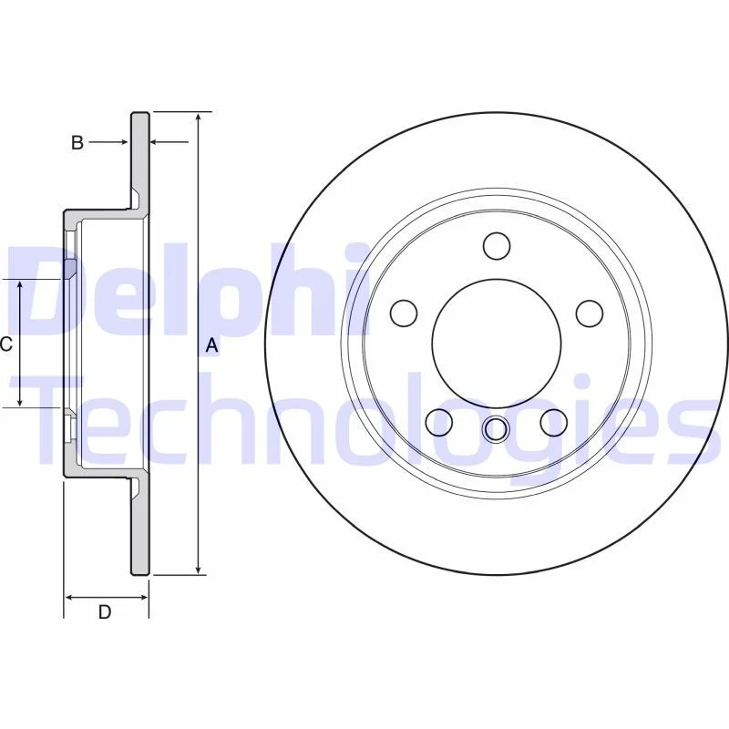 Zavorni disk DELPHI BG4561C