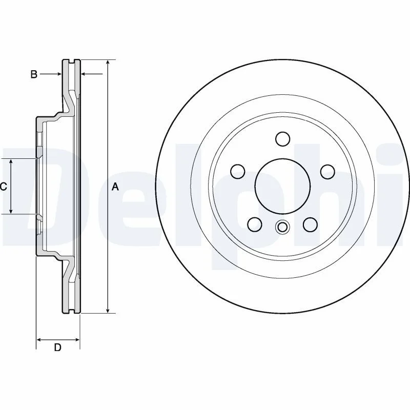 Brake Disc DELPHI BG4778C