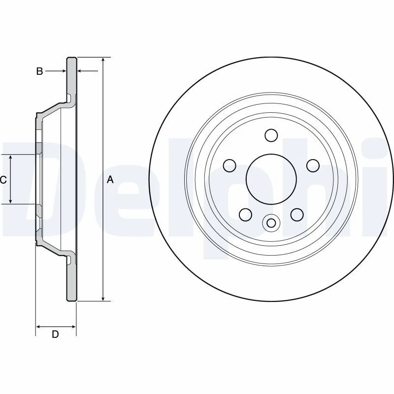Zavorni disk DELPHI BG4804C