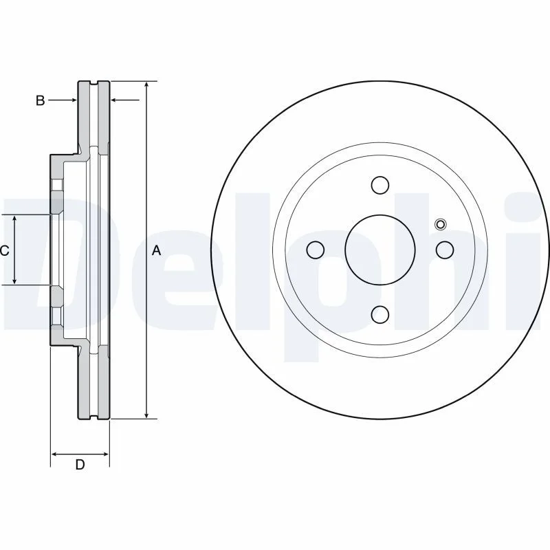Brake Disc DELPHI BG4942C