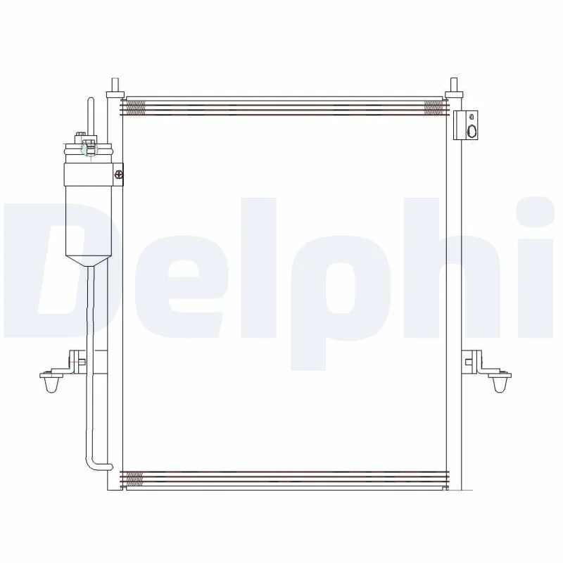 Kondenzator, klimatska naprava DELPHI CF20286