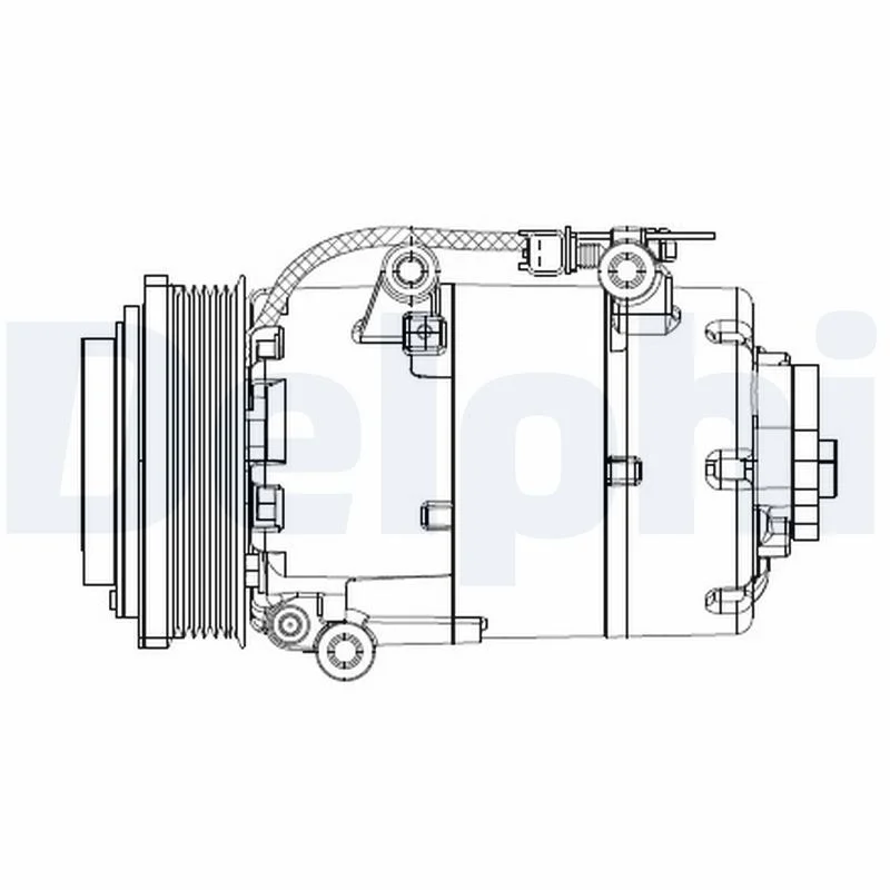 Compressor, air conditioning DELPHI CS20358