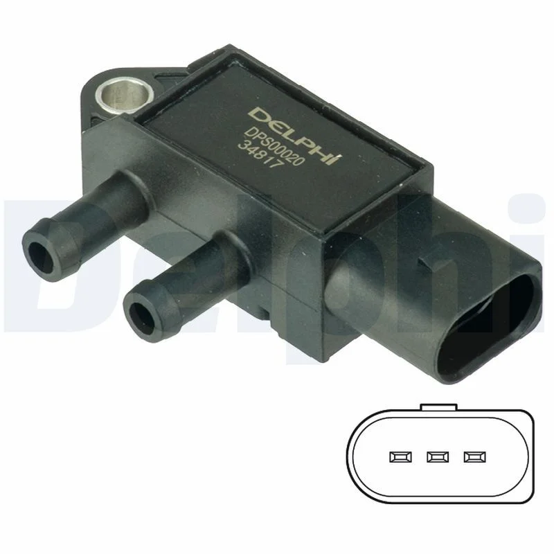 Senzor, izpušni tlak DELPHI DPS00020