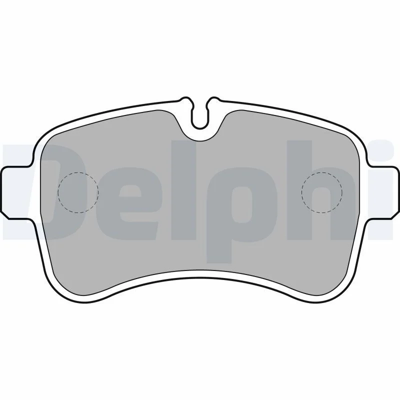 Brake Pad Set, disc brake DELPHI LP2040