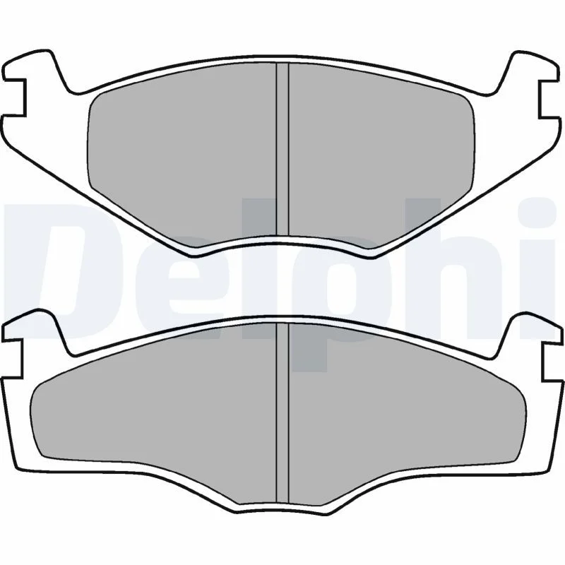 Brake Pad Set, disc brake DELPHI LP420