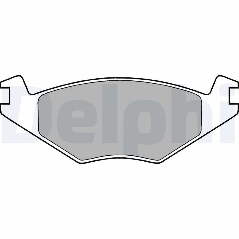 Brake Pad Set, disc brake DELPHI LP505
