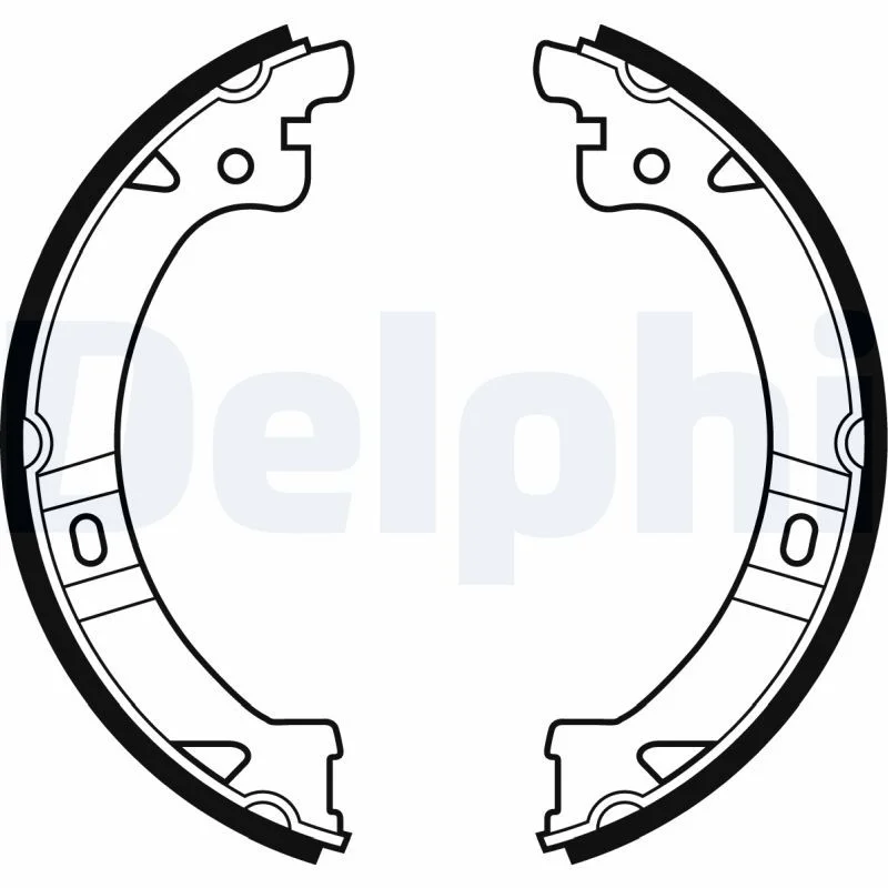Brake Shoe Set, parking brake DELPHI LS1977