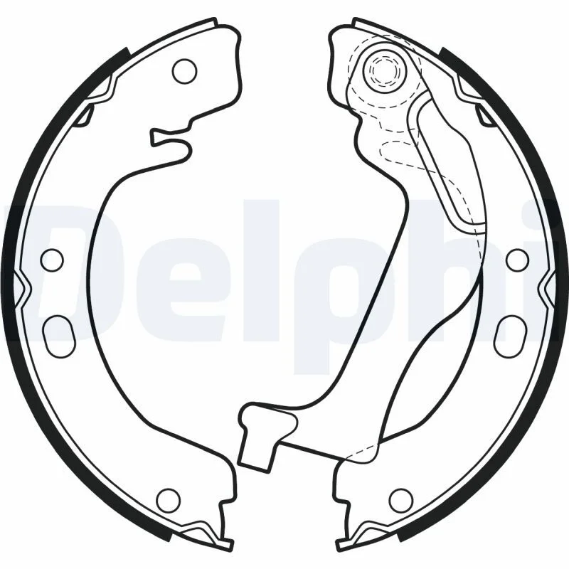Komplet zavornih čevljev DELPHI LS2003