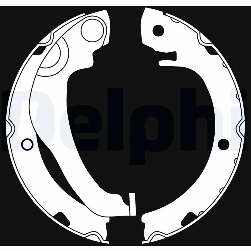 Komplet zavornih čevljev DELPHI LS2020