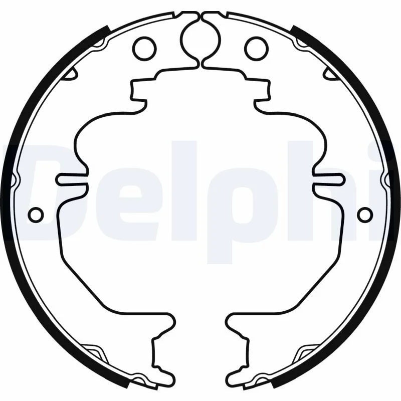 Komplet zavornih čevljev DELPHI LS2053