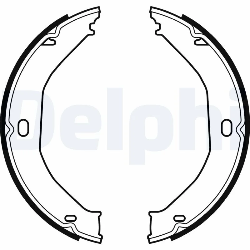 Komplet zavornih čevljev DELPHI LS2078