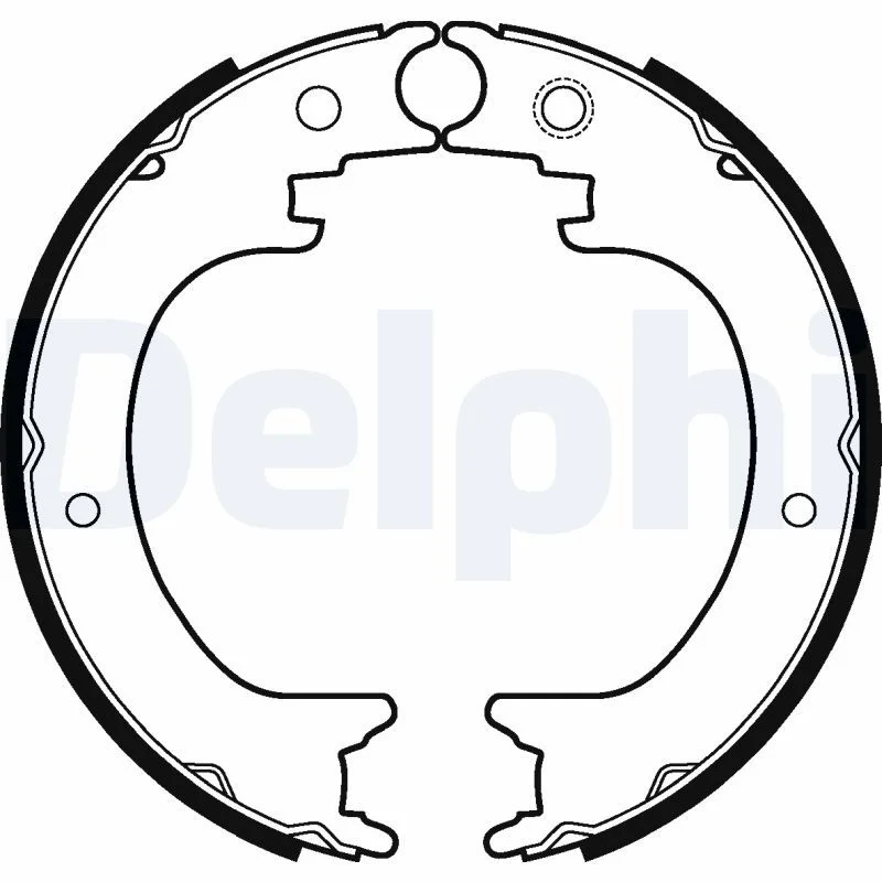 Komplet zavornih čevljev DELPHI LS2121