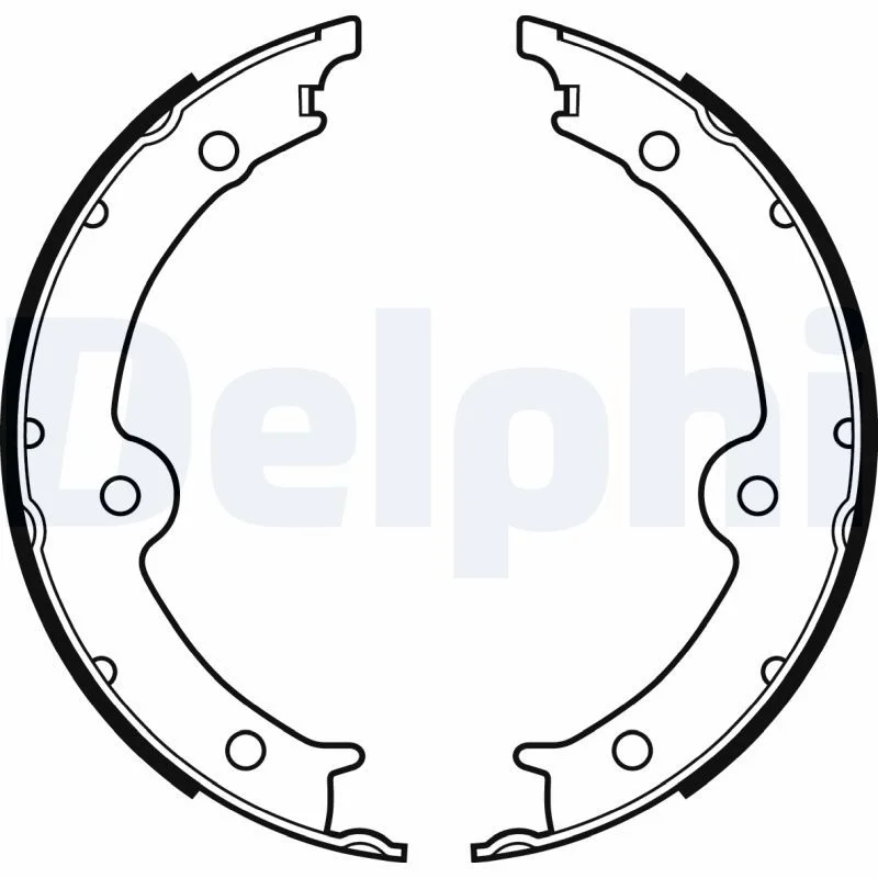 Komplet zavornih čevljev DELPHI LS2131