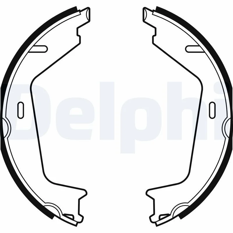 Komplet zavornih čevljev DELPHI LS2144