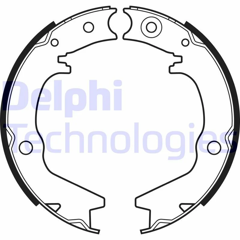 Komplet zavornih čevljev DELPHI LS2145