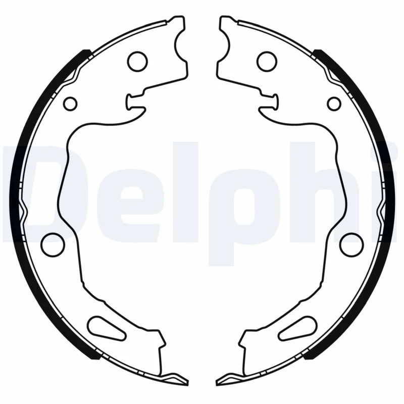 Komplet zavornih čevljev DELPHI LS2186
