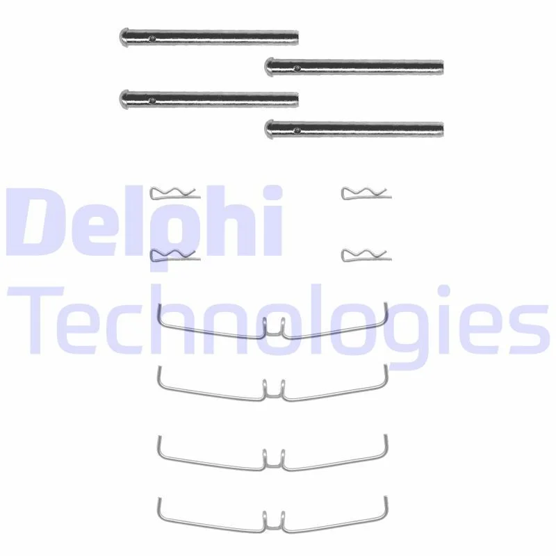 Komplet dodatne opreme, zavorna obloga za kolutne zavore DELPHI LX0004