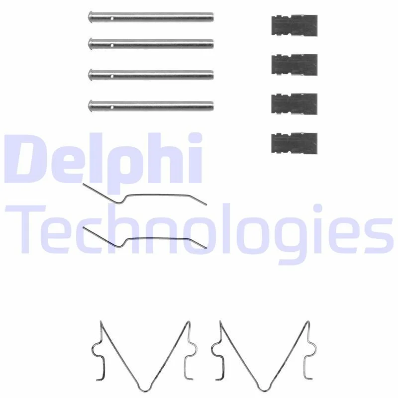 Accessory Kit, disc brake pad DELPHI LX0164