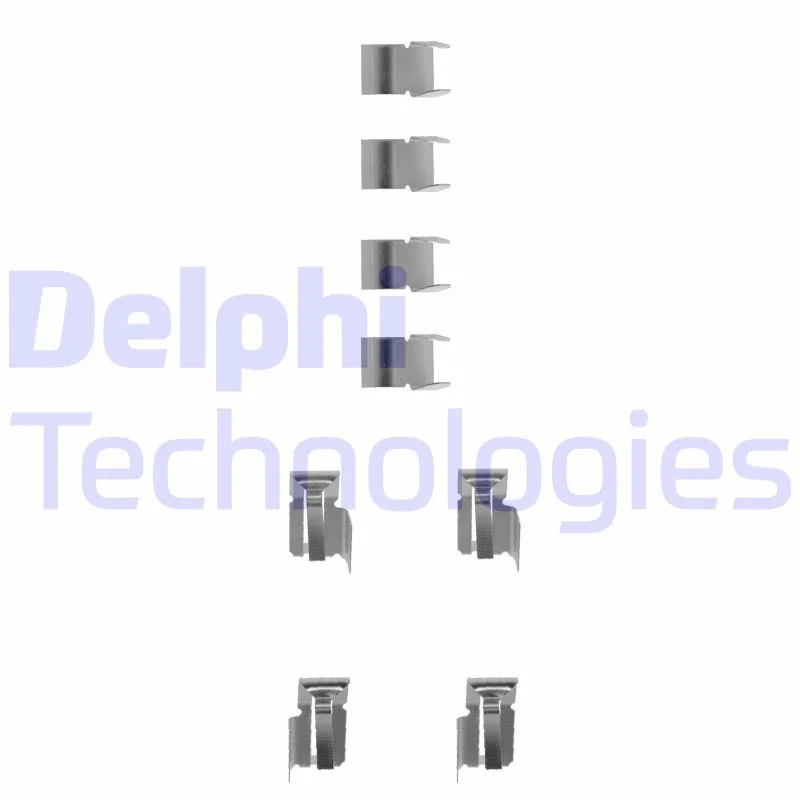 Accessory Kit, disc brake pad DELPHI LX0183