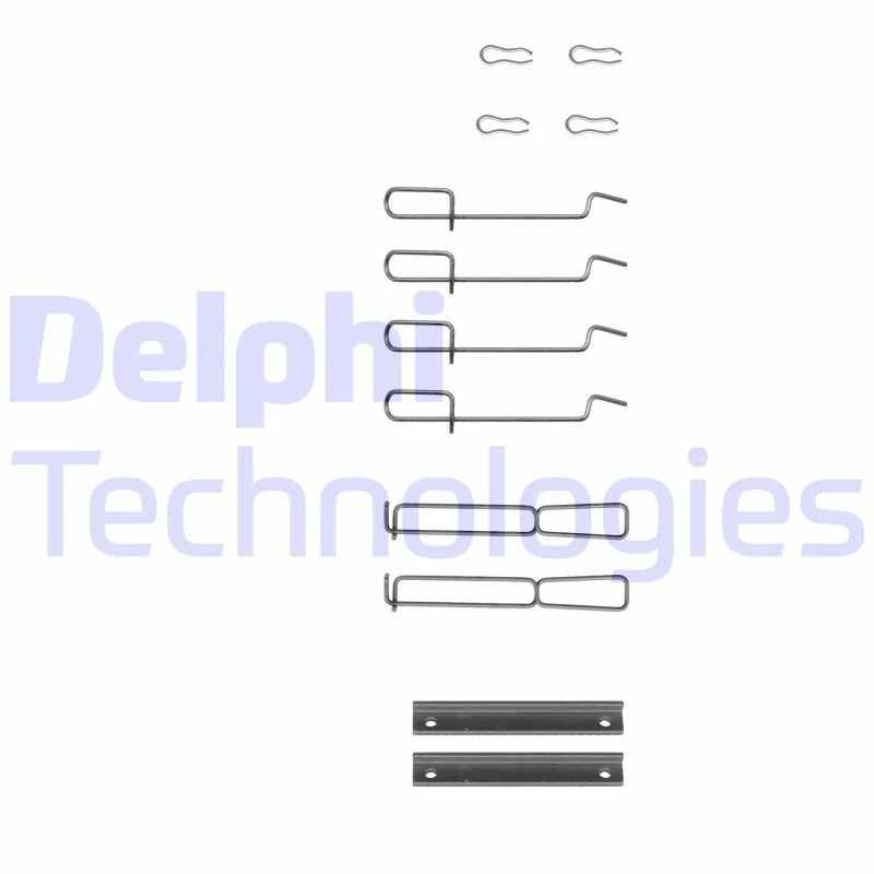 Komplet dodatne opreme, zavorna obloga za kolutne zavore DELPHI LX0262