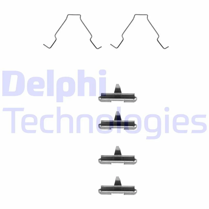 Komplet dodatne opreme, zavorna obloga za kolutne zavore DELPHI LX0267